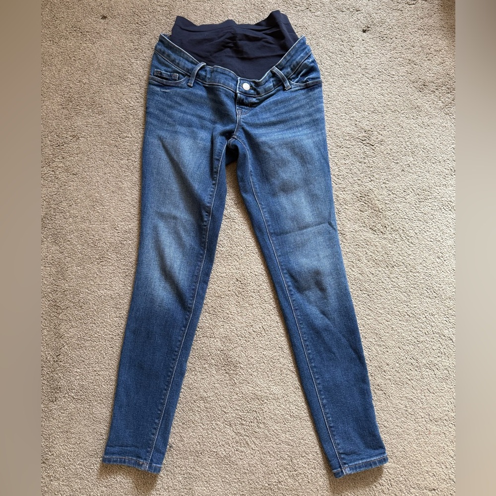 Old Navy Maternity Dark Blue Skinny Jeans